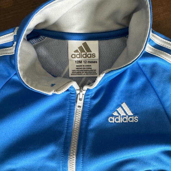 Blue & white adidas tracksuit - Picture 2 of 2
